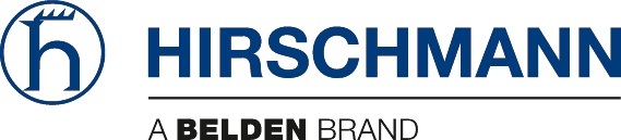 Hirschmann A Belden Brand | Advantage Industrial Automation Hirschmann logo: circular emblem with a stylized 'h', the wordmark 'HIRSCHMANN', and the subtitle 'A BELDEN BRAND'
